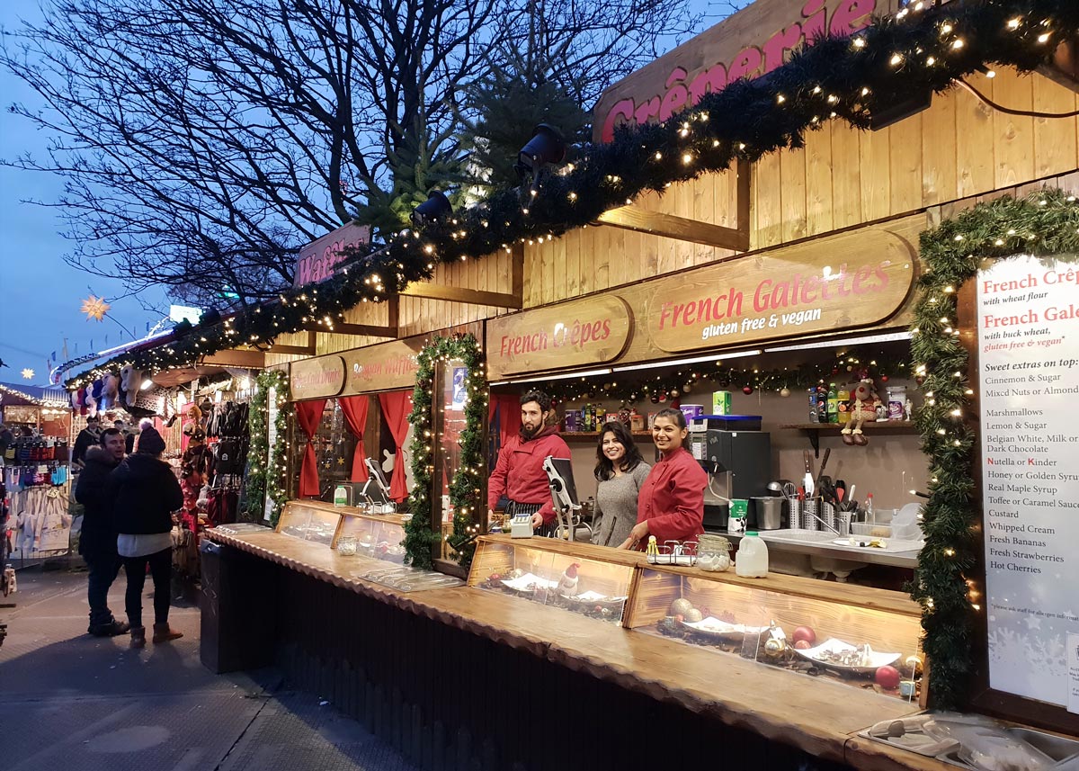 Foodally Christmas Winter Wonderland Crepes 